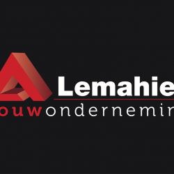 logo ontwerp, huisstijl voor Lemahieu Bouwonderneming