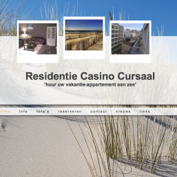 website design voor een vakantiehuis aan zee